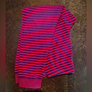 Hanna Anderson Leggings Red and Blue Gently Worn